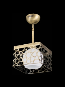 Avize 8215-1PESK Eskitme Dekorlu Tekli Avize-sarkıt